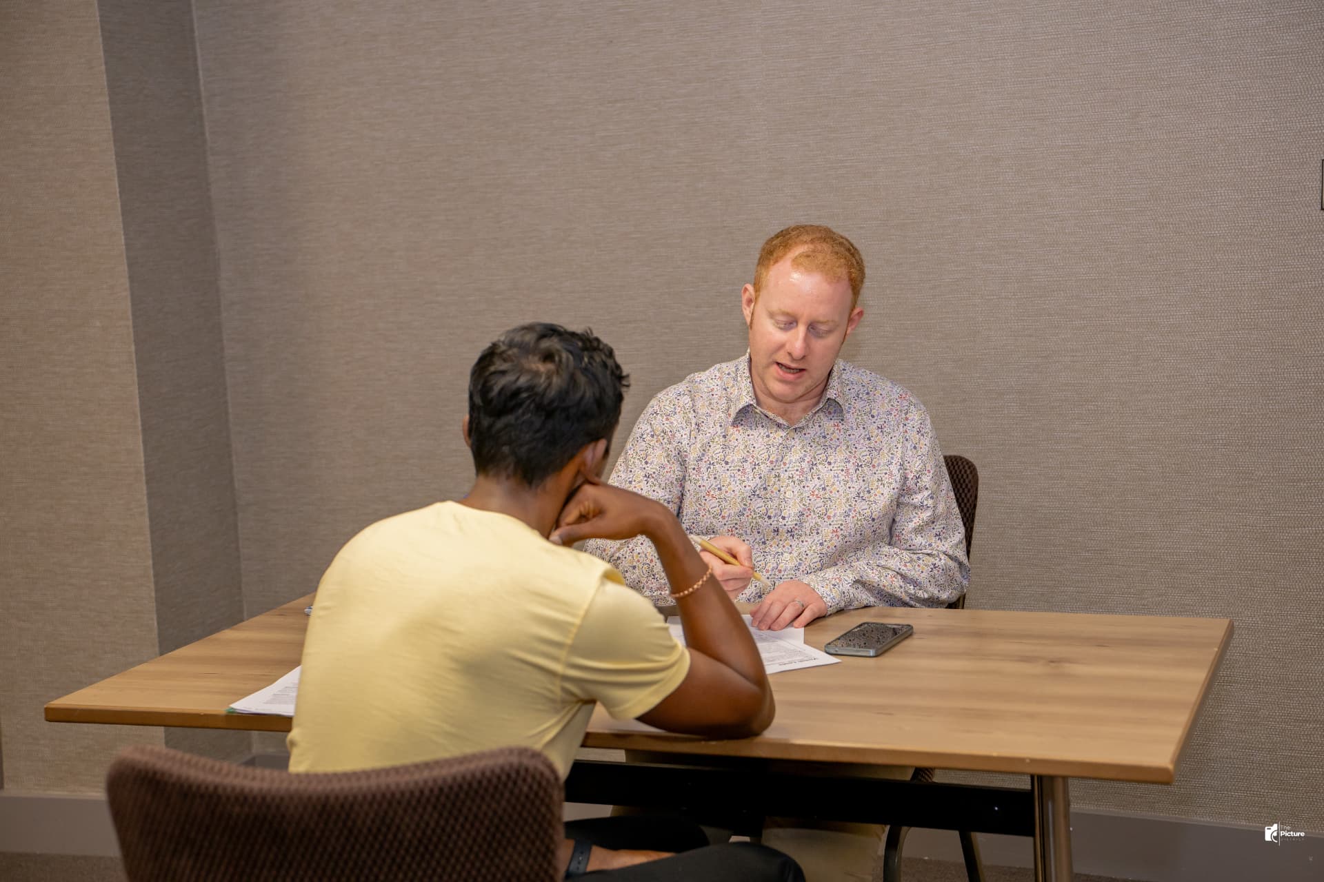 Tony McBride coaching a client